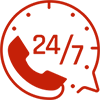 24/7 emergency phone